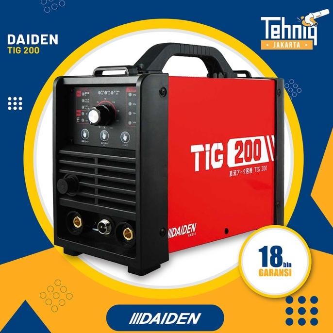 Promo Daiden Tig 200 Pulse Mesin Las Argon / Mesin Las Listrik Stainless Alumunium Daiden Tig 200 Pu