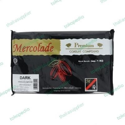 

Sale Mercolade Compound Premium Dark 1Kg, Coklat Batang Bisa Lumer, Enak.