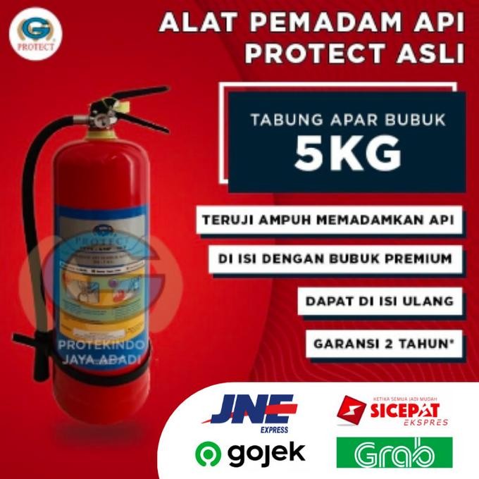 Terjangkau Apar 5 Kg Protect Powder / Alat Pemadam Kebakaran / Apar 5Kg