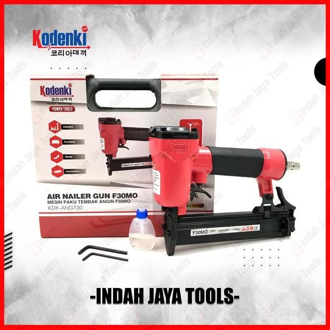 

KODENKI AIR NAILER F30 - MESIN ALAT PAKU TEMBAK ANGIN STAPLES STAPLER ORIGINAL DAN TERPERCAYA