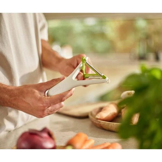 Joseph Joseph Switch 2-in-1 Peeler (Stone/Green)