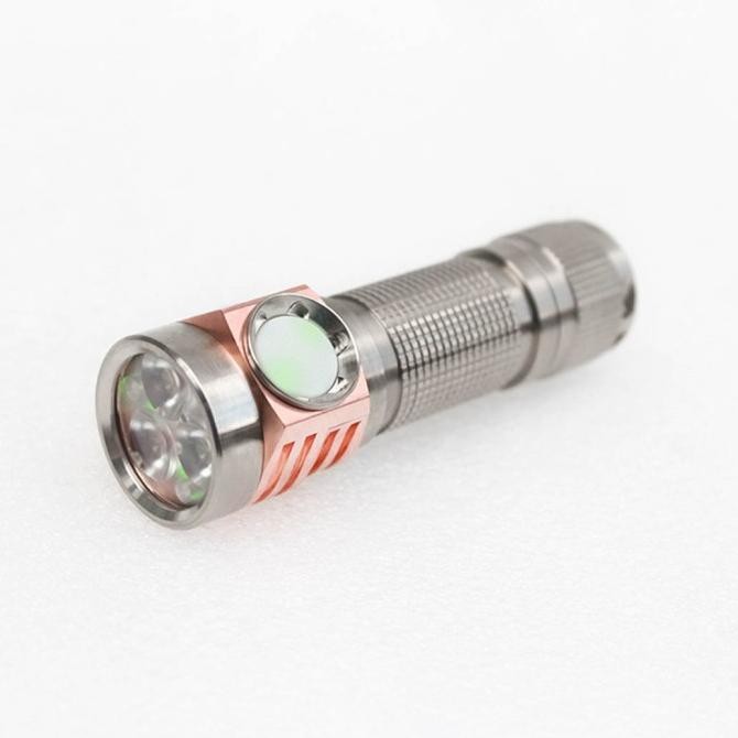 Sale Emisar D3Aa Titanium Rgb Aa Nimh 14500 Edc Flashlight Senter