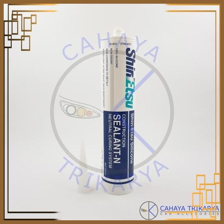 [CTK] LEM KACA / SEALANT / LEM SILIKON MOBIL SHINETSU HITAM BENING PUTIH