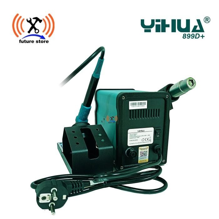 Yihua 899D+ Blower / Solder Uap 2 In 1 + Solder Station Original Original Dan Terpercaya