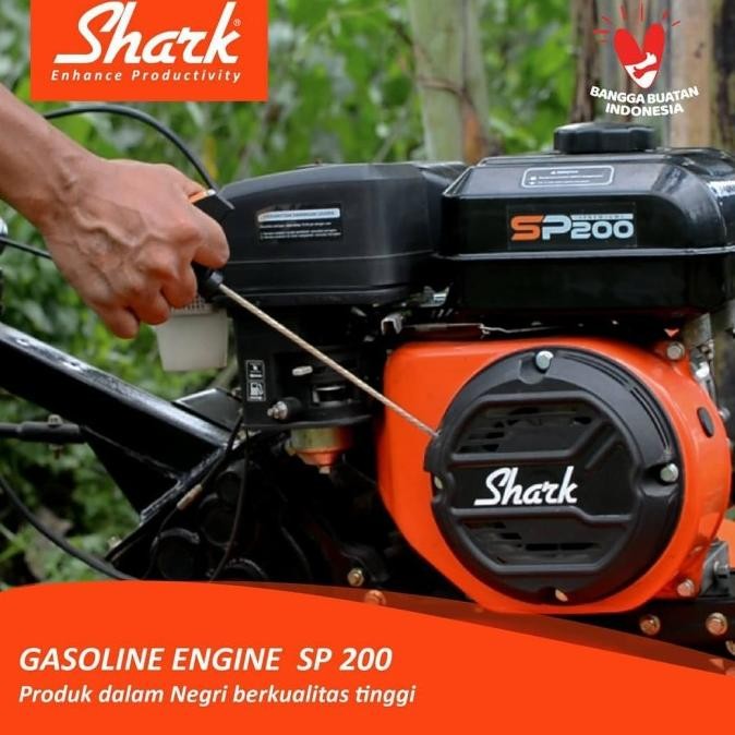 Shark Sp-200 Engine/Mesin Penggerak Bensin 6.5Hp New Stok
