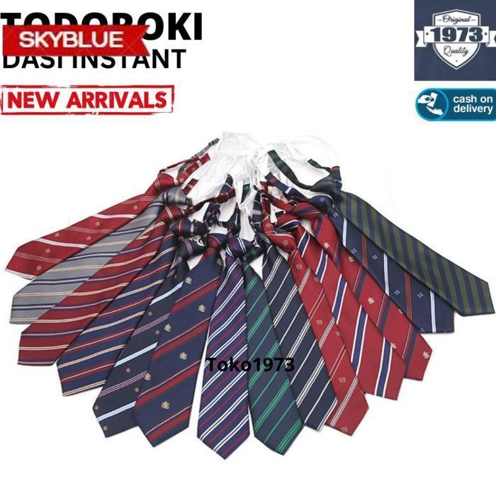 Termurah Todoroki Tie Dasi Instant Dasi Seifuku Jk Uniform School Dasi Pria Dasi Cosplay Japanese Ko
