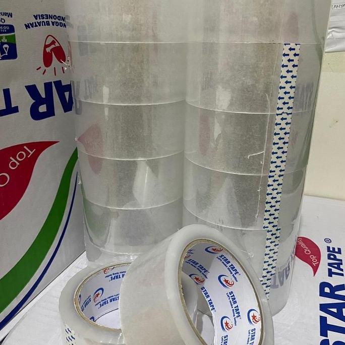 

Lakban Opp 100 Yard x 45 mm (72 Pcs) Merk STAR Tape & Nasha Tape - Coklat - Transparan, Putih murah