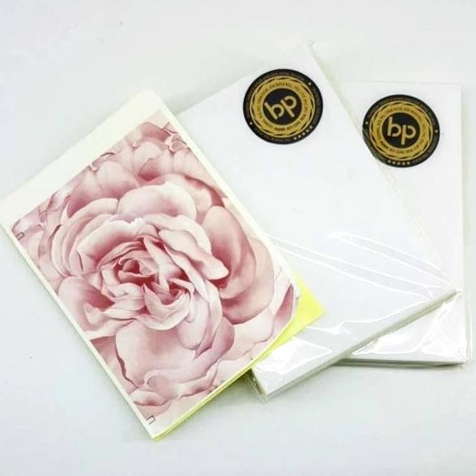 Kertas Stiker Sticker HVS A4 Doft Doff Putih Polos High Quality LINTEC murah