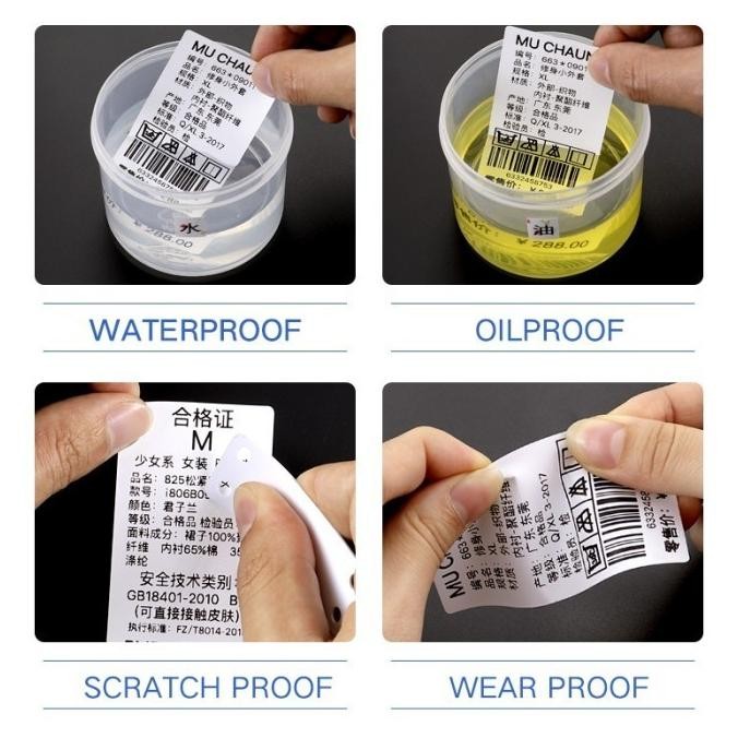 

Label Stiker Niimbot B21 B1 B3S Sticker Thermal Refill Label - WHITE murah