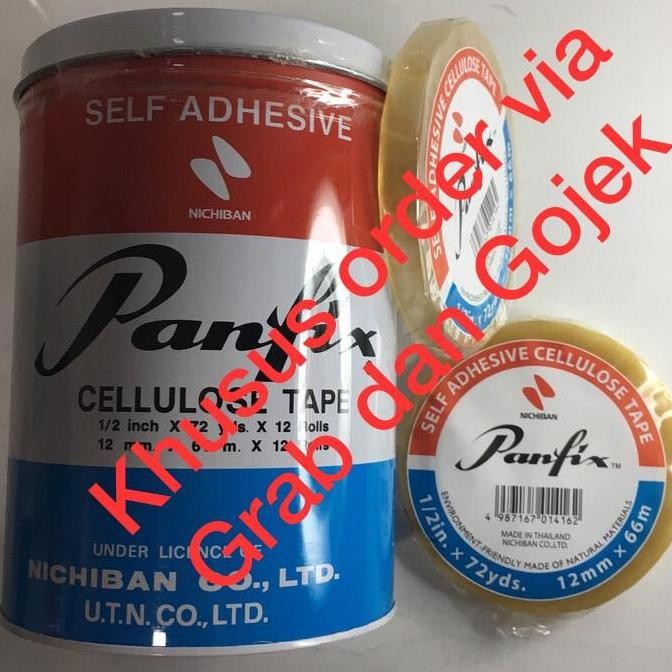 

Isolasi Panfix 1/2 inch * 72 yard KHUSUS ORDER VIA GRAB / GOJEK murah
