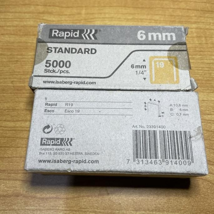 

Isi staples RAPID original 13/6 6mm murah