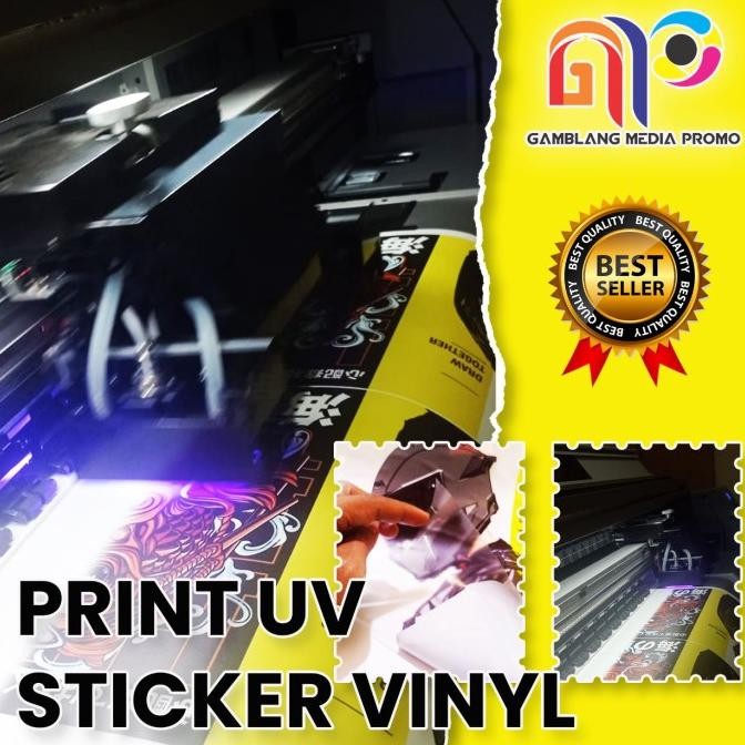 

Cetak Sticker Print Sticker Vinyl Meteran (UV Ink) murah