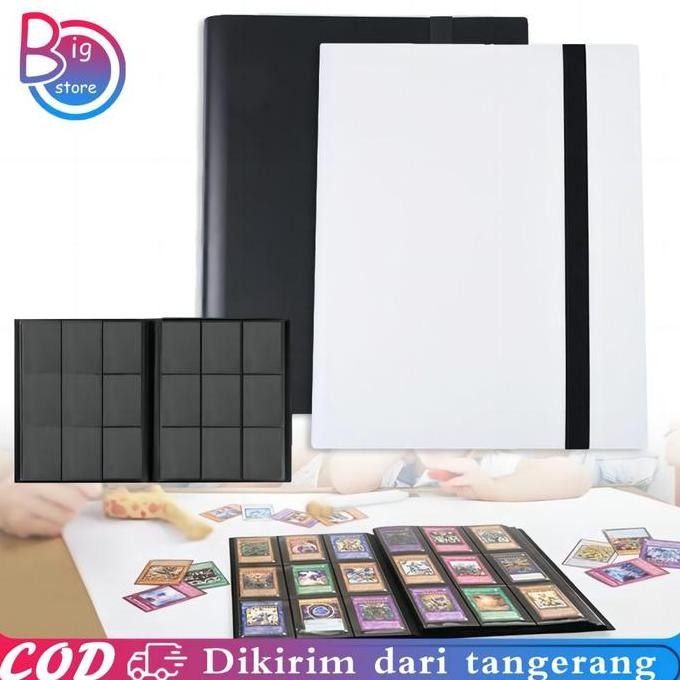 Koleksi Buku Photocard 360pcs 9 Slot Buku Koleksi Kartu A4 Album Foto Card Album Kartu Album Koleksi