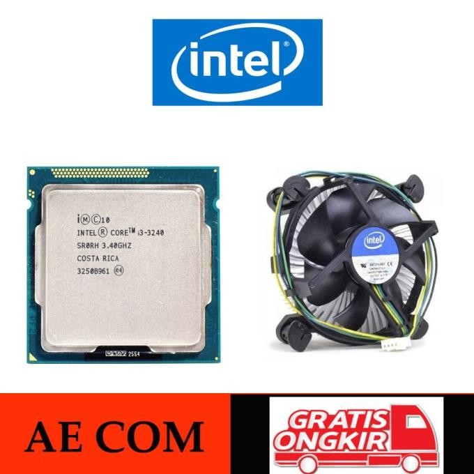 processor intel core i3 3240 tray + fan ori 1155