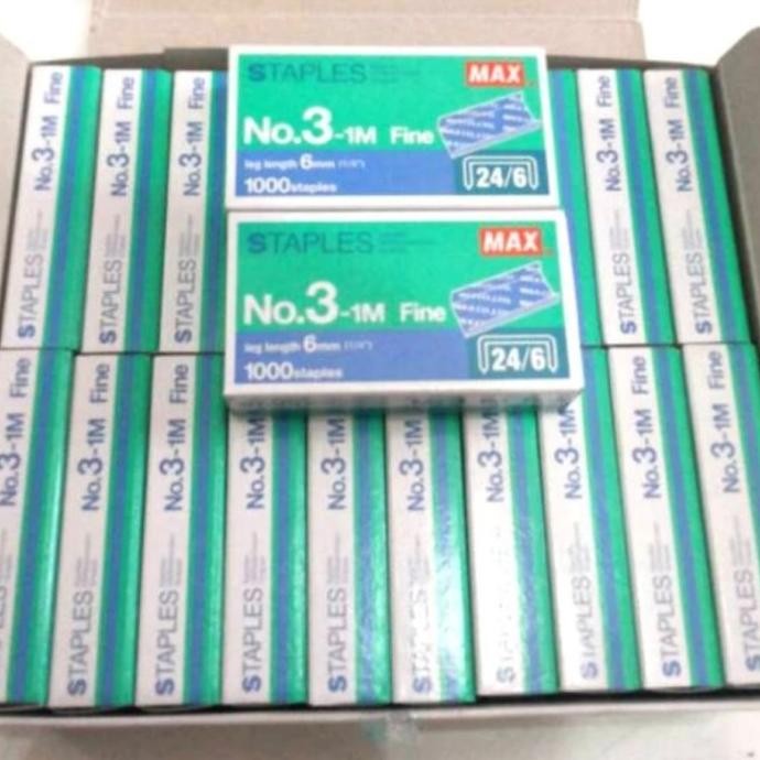 

Isi Staples Max No.3 (24/6) ORIGINAL murah