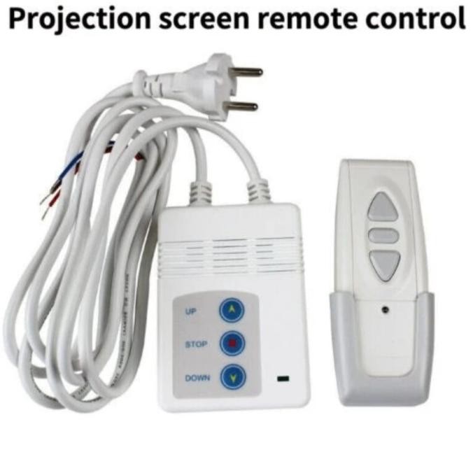 Receiver + Remot Screen Projector Motorize Co