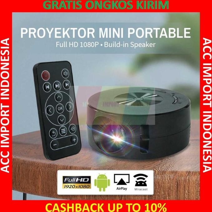 Proyektor Mini Portable Android Yt200 Proyektor Hp Projector Multimedia Home Theater Mini Co