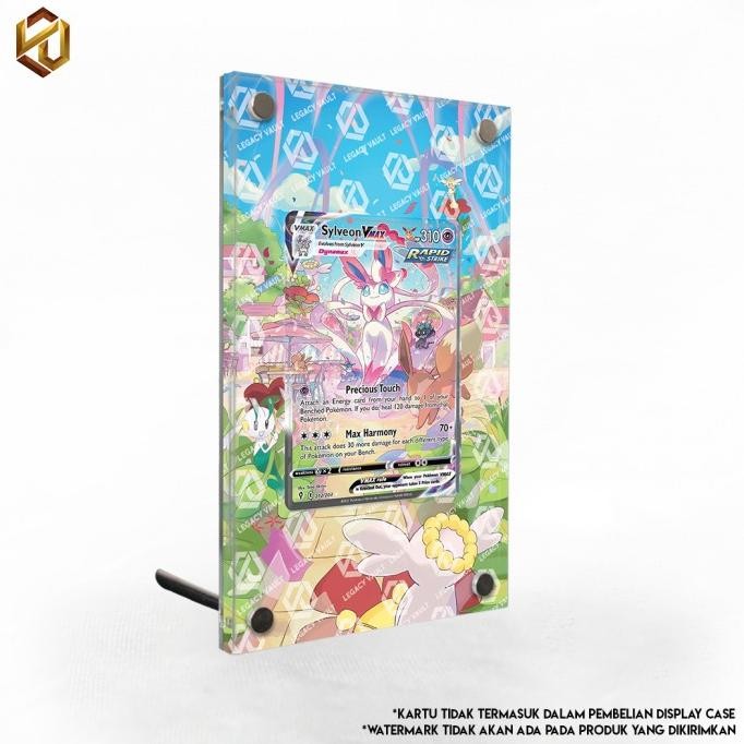 Promo Sylveon Vmax Alternate Art Eevee Heroes - Pokemon Extended Art Display Case - Legacy Vault