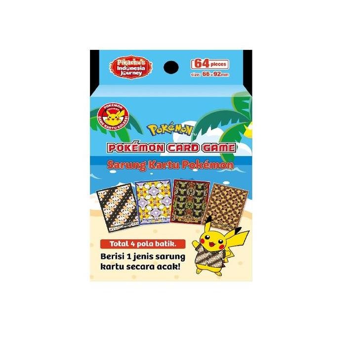Promo [Sleeves] Sleeves Batik Pokemon - Official Accessories Pokemon Tcg Indonesia