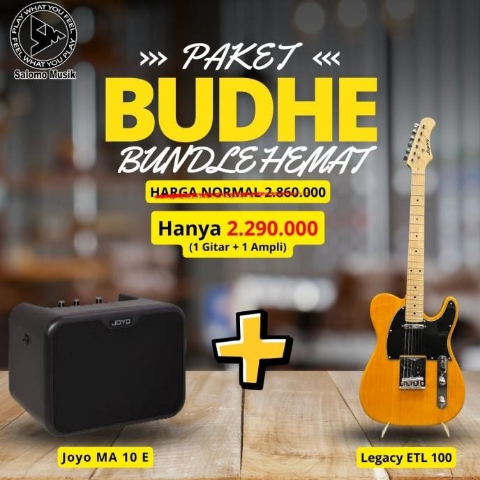 Gitar Elektrik Legacy Telecaster Etl100 / Etl 100 Original Co