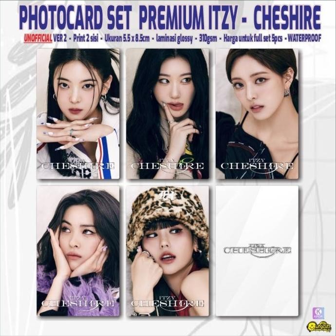 [Good] Photocard set Premium Itzy Cheshire & Itzy season greeting 2023 isi 5
