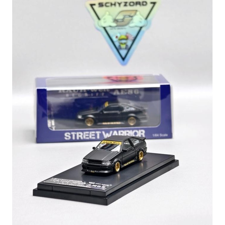 Murah Street Warrior Toyota Ae86 Rwb Rauh Welt Begriff Limited Edition Black Grey