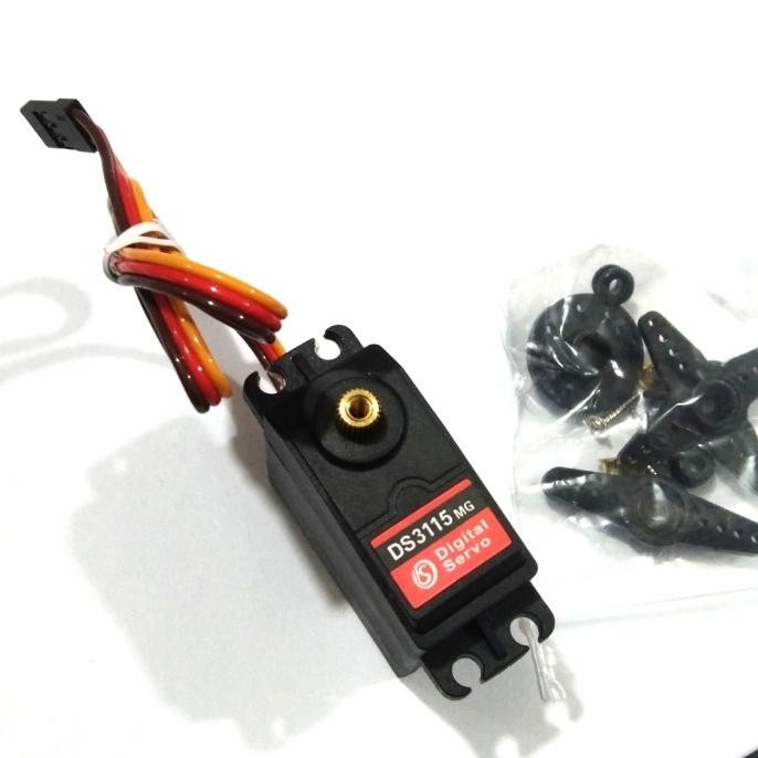 Murah Servo Ds 3115Mg | Digital Metal Gear Servo 15Kg Servo Robot