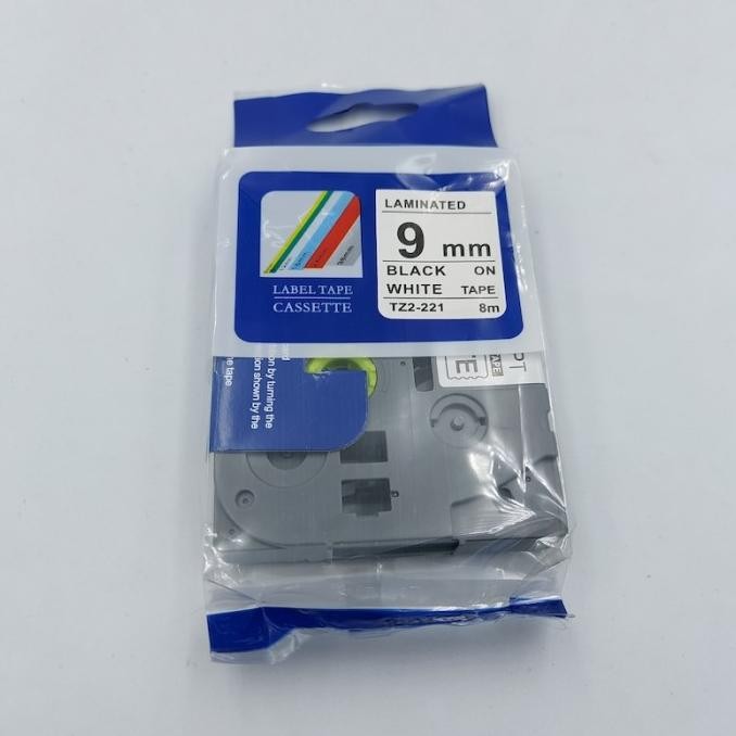 

V-TECH TZe-221 Comp. Label Tape Replacement Brother Black On White 9mm