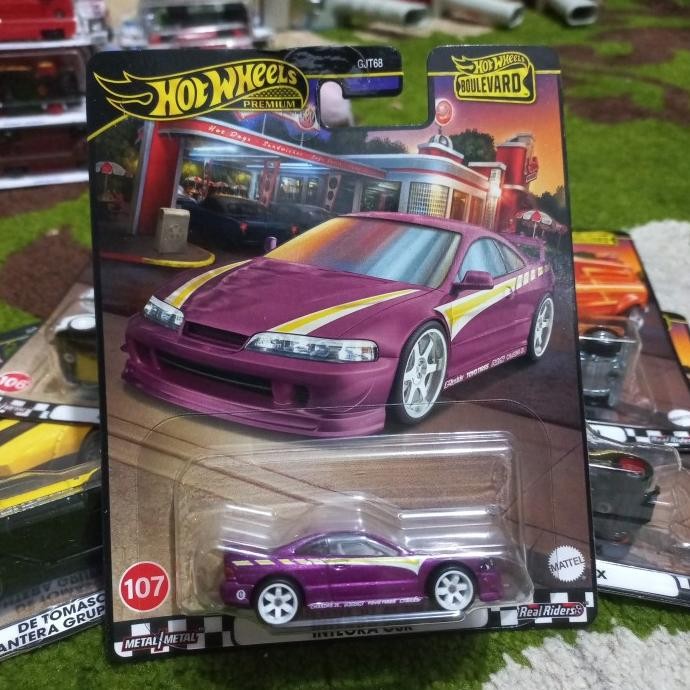 Promo Hot Wheels Premium Boulevard Custom 01 Acura Integra Gsr Ungu Hrt77