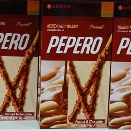 

------] lotte pepero peanut chocolate 32gr