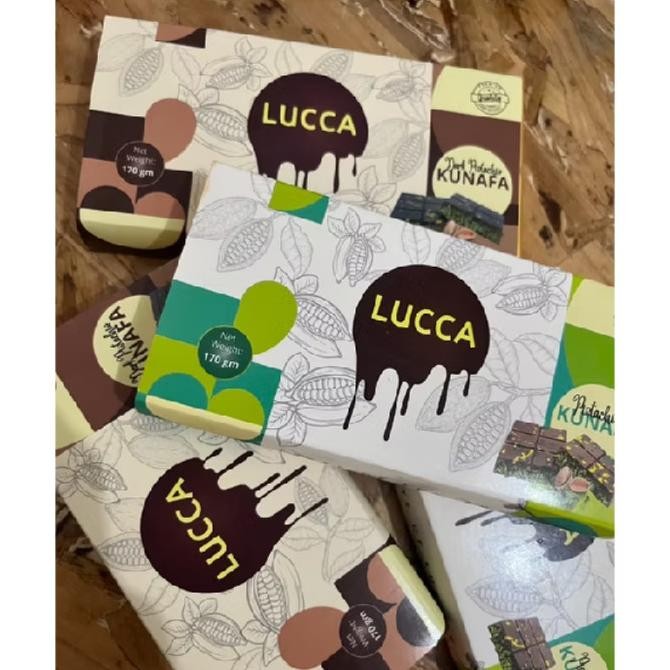 

Ready Stock Coklat LUCCA Abudhabi Coklat Dubai Original Abudhabi Dubai Lucca Tasty of Luxury Kunafa Kacang Coklat