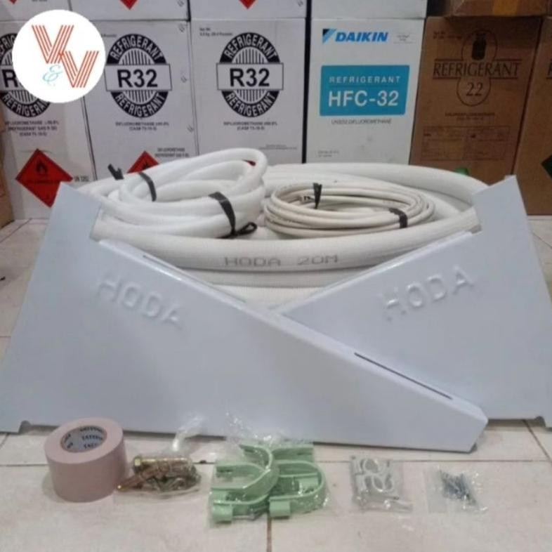 Cars paket pipa hoda 5 meter UK.1/4+5/8 untuk AC standard Daikin Thailand 2 pk