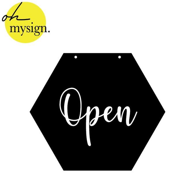 SIGN OPEN CLOSE | SIGN BUKA TUTUP ACRYLIC | OPEN CLOSE PINTU