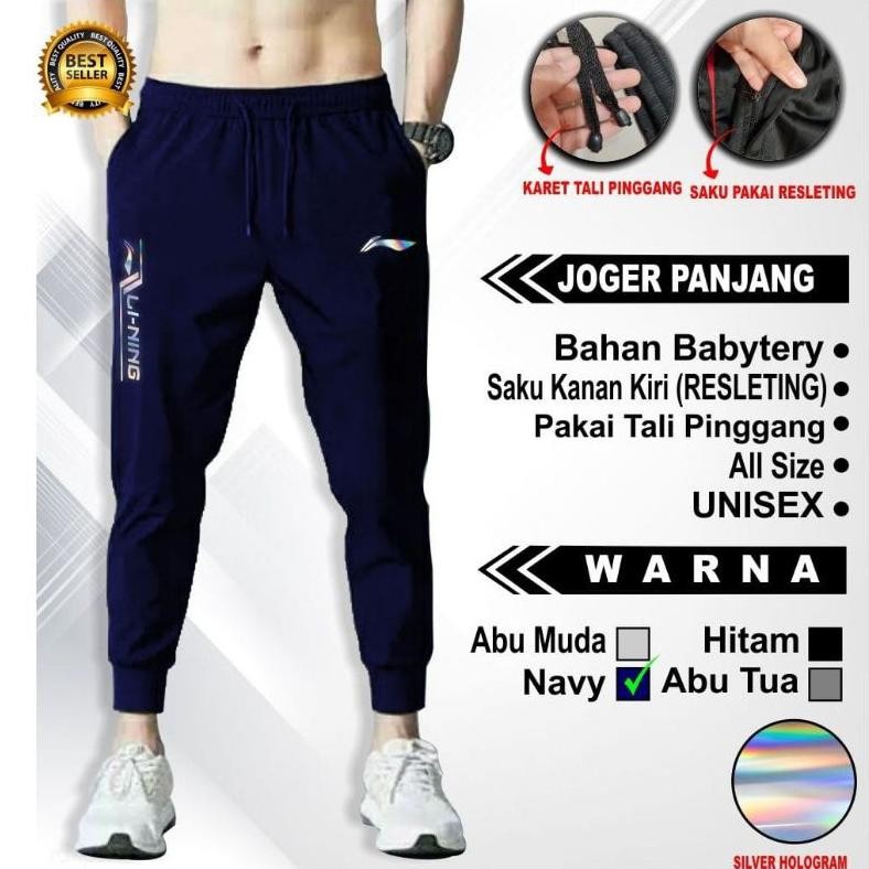 Celana Badminton Pria Wanita Celana Olahraga Bulutangkis Bawahan Olahraga Bulutangkis Jenis Joger Pa