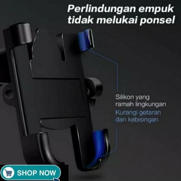 HOLDER HP GPS DI SPION SEPEDA MOTOR NMAX NEW NMAX  ADV PCX VARIO BEAT UNIVERSAL COD