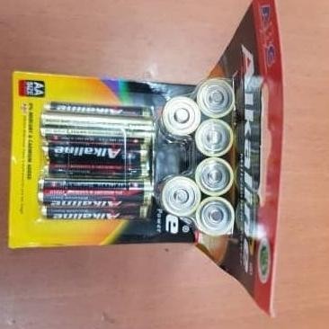 BATERAI ALKALINE ABC size AA isi 7 pcs MURAH