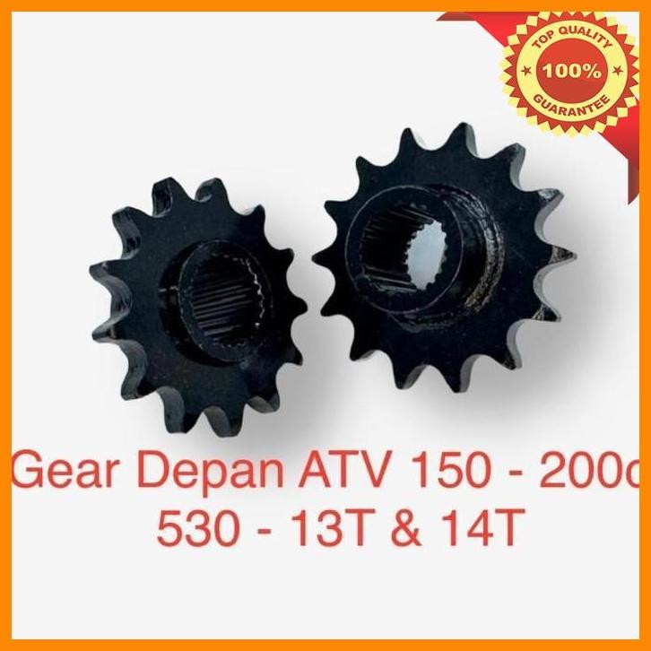 [VIP] GEAR / SPROCKET DEPAN 530 - 13T & 14T ATV - UTV - MINI JEEP GY6 MATIC 150CC - 200CC