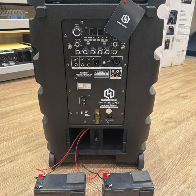 Promo Speaker Portable Meeting Terbaik Hardwell Rx 15 Pro Rms 800W Bluetooth [ New Produk Best Quali