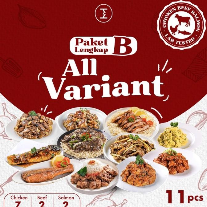 

Paket Lengkap Meal Prep - All Variant (Chicken/Beef/Salmon)