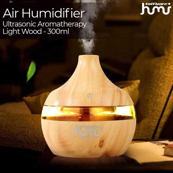 Air Humidifier Diffuser Pengharum Pelembab Uap Aromaterapi Ruangan Ultrasonic Besar LED RGB 300 ML F