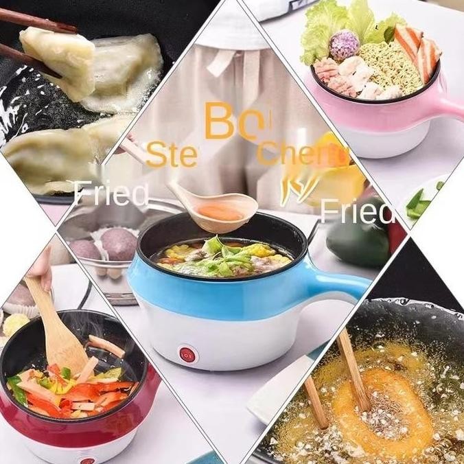 Listrik Panci Listrik Serbaguna 1.2L - Panci MultiFungsi - Panci Rebus Tumis Penggorengan Anti Lengk