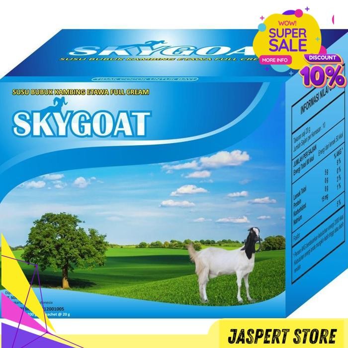 

SKY GOAT SUSU KAMBING ETAWA FULL CREAM BY JASPERT STORE BEST PRODUK !!!