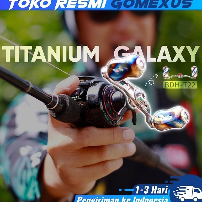 GOMEXUS 100MM HANDLE REEL BC TITANIUM CASTING REEL HANDLE FOR DAIWA STEEZ ZILLION SHIMANO CURADO ABU