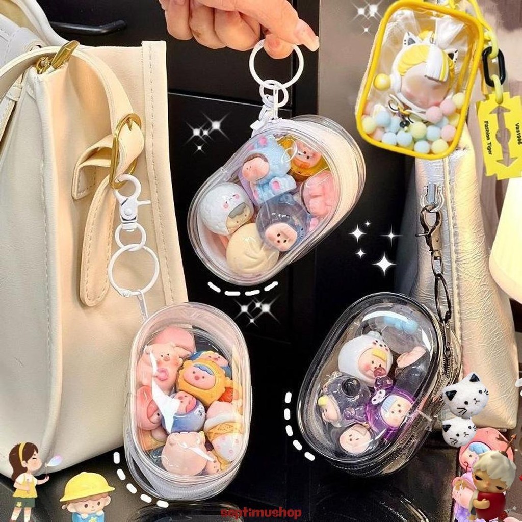 Pvc Pouch Doll Pouch Keychain Bag Tas Wanita Pvc Untuk Boneka Pouch Boneka Doll Nendoroid Storage Di