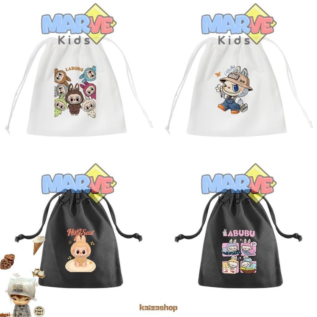 

Tas Pouch Bag Lucu Labubu Pop Mart Tas Hampers Souvenir Hampers Goodie Bag Ulang Tahun Goodiebag Kilat
