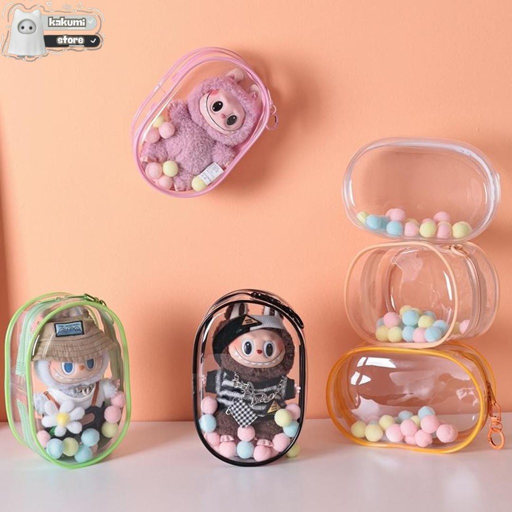 Pouch Pvc Labubu/ Tas Transparan Mini/ Pouch Pvc Boneka Cod