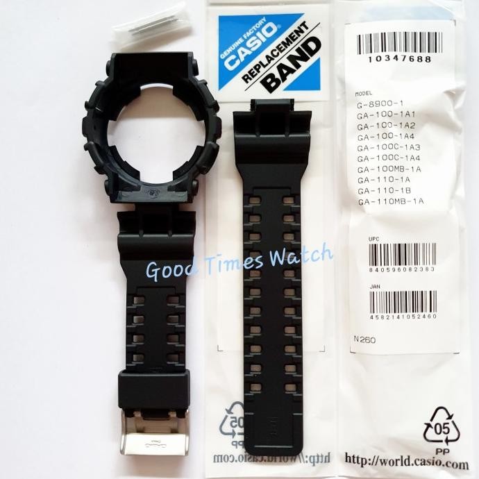 PAKET STRAP BEZEL G-SHOCK GD-100-1B GD 100 Casio Original murah