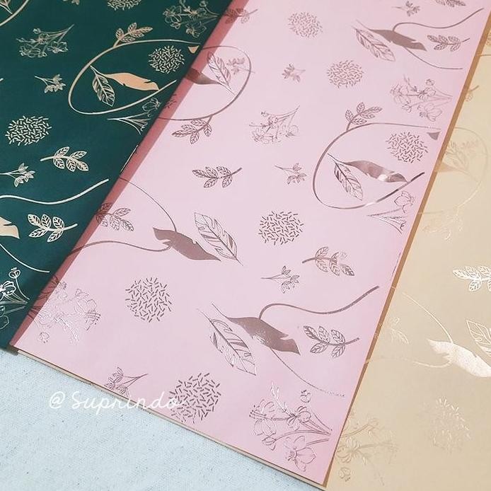 

Kertas Kado Foil Bunga (5lembar) murah