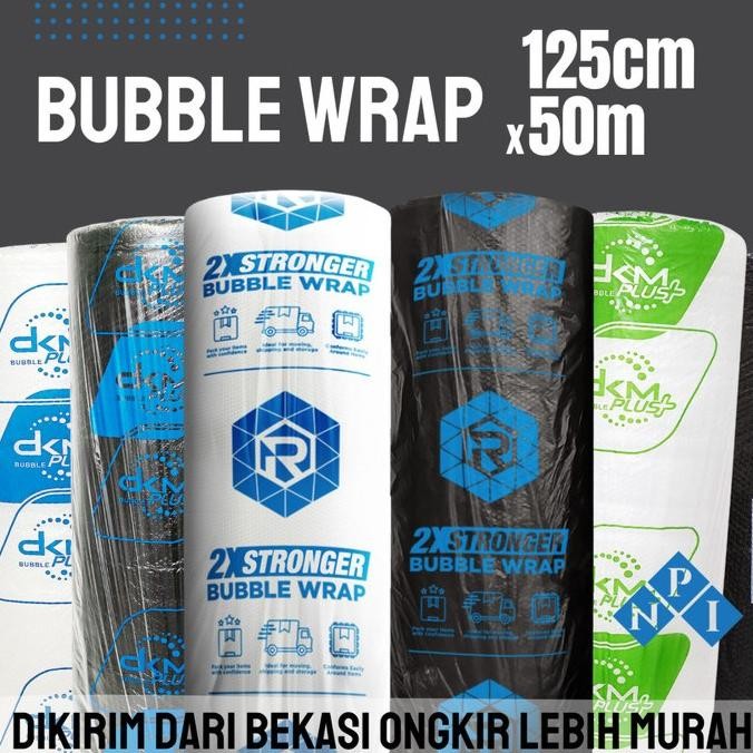 

Plastik Bubble Wrap Hitam 50 Meter Bubblewrap DKM PLUS PREMIUM / ROLL murah