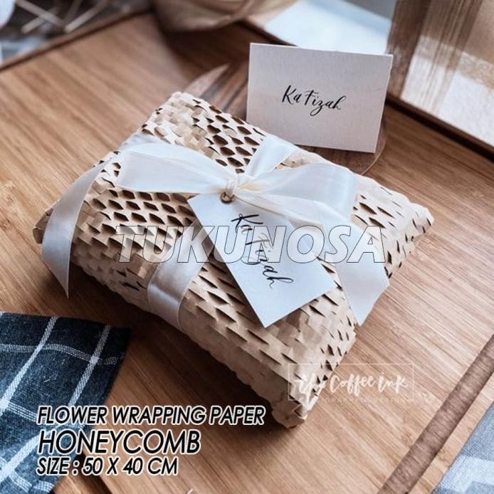 

PERPACK FLOWER WRAPPING PAPER HONEYCOMB KERTAS WRAPPING ECOFRIENDLY murah